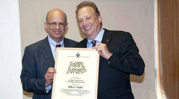 Miles Nadal recieving Honorary degree at Tel Aviv University