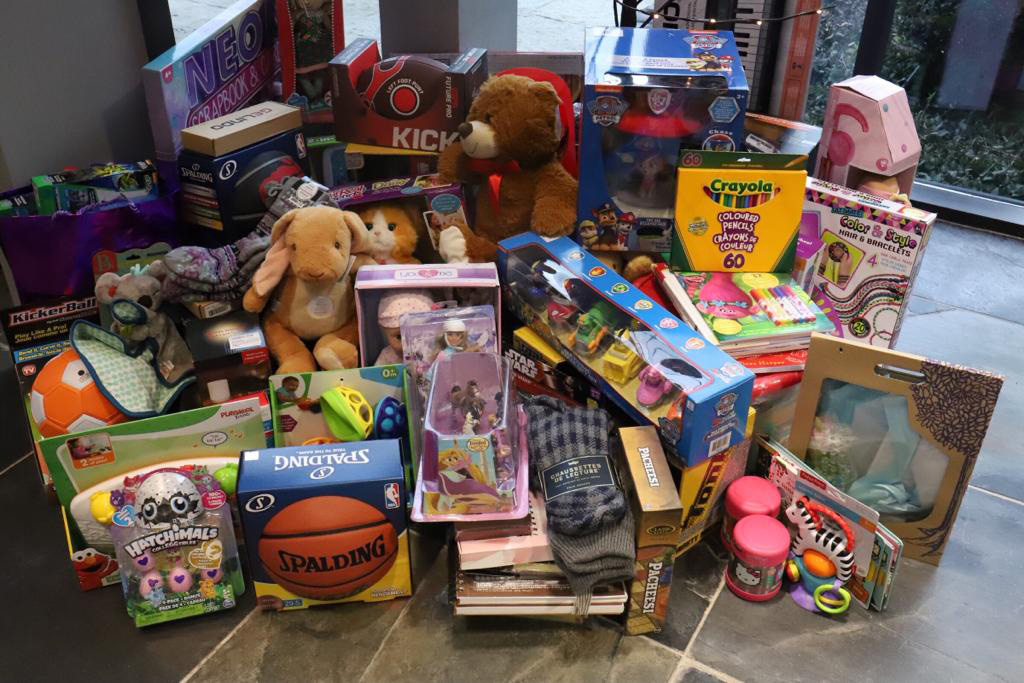 Toys at to local fire house - Collected and delivered by Peerage-Capital staff as part of the 2018 Christmas-Toy-Drive-
